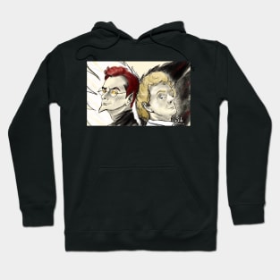 Crowley and Aziraphale Hoodie